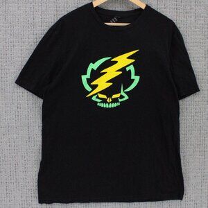 The Grateful Dead Shirt Mens XL Black Short Sleeve Kilowatt Graphic Art